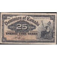 Canada 1900 25 Cents P# 9b Good VF