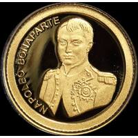 Andorra 2011 Gold Half Gram Coin Napoleon Bonaparte