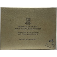 British Virgin Islands 1977 Silver Proof Coin Set 