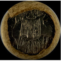 1980 50 Cent Mint Roll - Heads/Tails