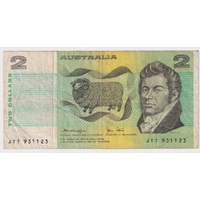 1979 $2 Note Knight/Stone R87 Wet Ink Transfer AVF