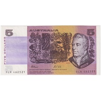 1991 $5 Note Paper Fraser/Cole Ex Sheet R213 Uncirculated