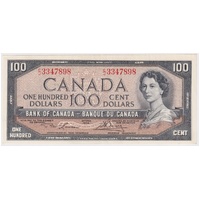 Canada 1954 100 Dollars Lawson/Bouey P# 82c Uncirculated