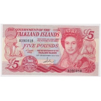 Falkland Islands 5 Pound 1983 P# 15 Uncirculated