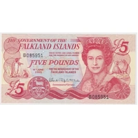Falkland Islands 2005 5 Pound P#17 Uncirculated