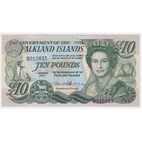 Falkland Islands 2011 10 Pounds P#18 Uncirculated