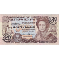 Falkland Islands 2011 20 Pounds P# 19 Uncirculated