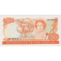 New Zealand 1983 $50 Note P#174a Uncirculated