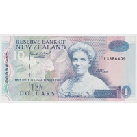 New Zealand 1994 $10 Note (Blue Back) P#182 Uncirculated