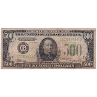 United States 1934-A 500 Dollars P# 434a about Fine