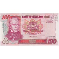 Scotland 2003 100 Pounds P#123d Uncirculated