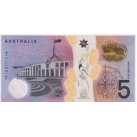 2018 $5 Note Lowe/Fraser Standard Prefix R226 Uncirculated