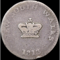 New South Wales 1813 Fifteen Pence (Dump) about Fine