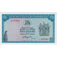 Rhodesia 1978 1 Dollar P#34c Uncirculated