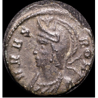 Ancient Rome 336-337CE VRBS ROMA Follis RIC VII Constantinople 154