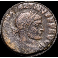 Ancient Rome (Imperial) 316CE Constantine I Bronze AE3 RIC VII Arelate 102 Fine