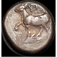 Byzantion (Thrace) 416 ~ 357 BC Silver Drachm Fine