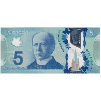 Canada 2013 5 Dollar Note P#106b Uncirculated