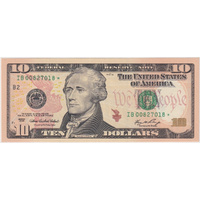 USA (New York) 2006 10 Dollar Star Note P#525 Uncirculated