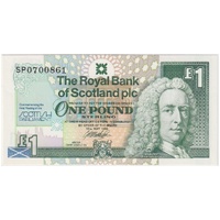 Royal Bank of Scotland 1999 1 Pound Note P#360 Uncirculated First Meeting of Scottish Parliament