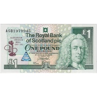 Royal Bank of Scotland 1997 1 Pound Note P#359 Uncirculated 