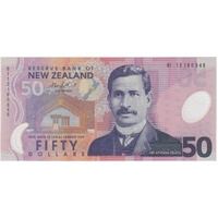 New Zealand 2012 50 Dollars P#188b Uncirculated