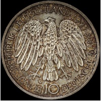 Germany 1987 Silver 10 Deutsche Mark KM#167 Uncirculated Treaty of Rome