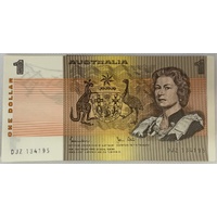 1982 $1 Consecutive Run of 50 Notes Johnston/Stone R78 GEF