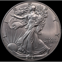 USA (West Point) 2021 Silver 1oz Eagle KM#746 Uncirculated