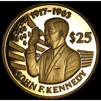 Niue 1994 Gold Proof 25 Dollars KM# 79 - JFK