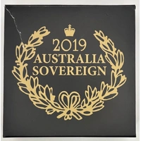 2019 Perth Mint Proof Gold Sovereign Damaged Packaging