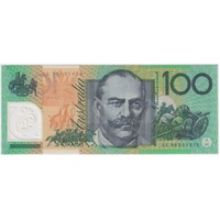 1998 $100 Note AA98 First Prefix MacFarlane/Evans R618bF ex NPA Folder