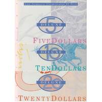 1995 Deluxe Annually Dated NPA Note Set In Folders