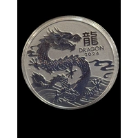 2024 Year of the Dragon 1oz Perth Mint Platinum Bullion Coin