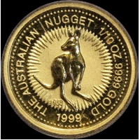 1999 Gold Tenth Ounce Specimen Coin Kangaroo Nugget