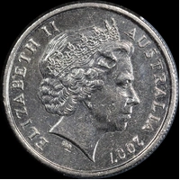 Australia 2007 Five Cents Double Headed about Unc