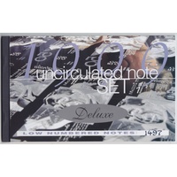 1999 Annually Dated Banknote Set Deluxe - Black Serials