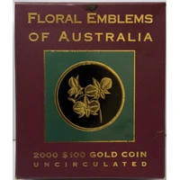 2000 One Hundred Dollar Unc Cooktown Orchid Damaged Packaging