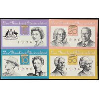 1996 Annually Dated Banknote Set Premium