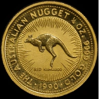 1990 Gold 1/4 Ounce Uncirculated Coin