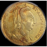Brazil (Rio de Janeiro) 1787-R Gold 6400 Reis KM#282.02 PCGS AU55