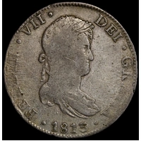 Mexico 1813 Silver 8 Reales KM# 111 good Fine