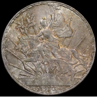 Mexico 1910 Silver Peso KM# 453 Uncirculated