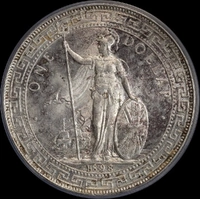 Great Britain 1898-B Silver Trade Dollar KM# T5 PCGS MS63
