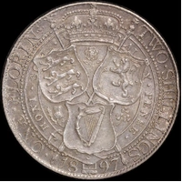 1897 Silver Florin Victoria S# 3939 EF