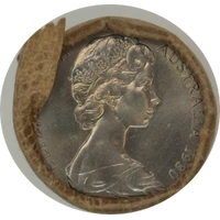 1980 Australian 20 Cent Mint Roll | Heads Tails
