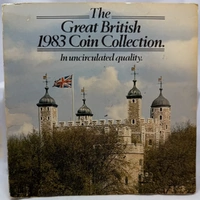Great Britain 1983 Martini Coin Set - Includes the Rare Newpence Mule Error