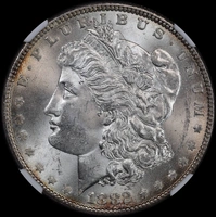 United States 1882 Silver Morgan Dollar NGC MS63