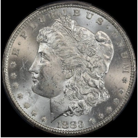 United States 1883-CC Silver Morgan Dollar PCGS MS63