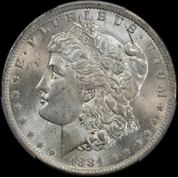 United States 1884-O Silver Morgan Dollar PCGS MS62